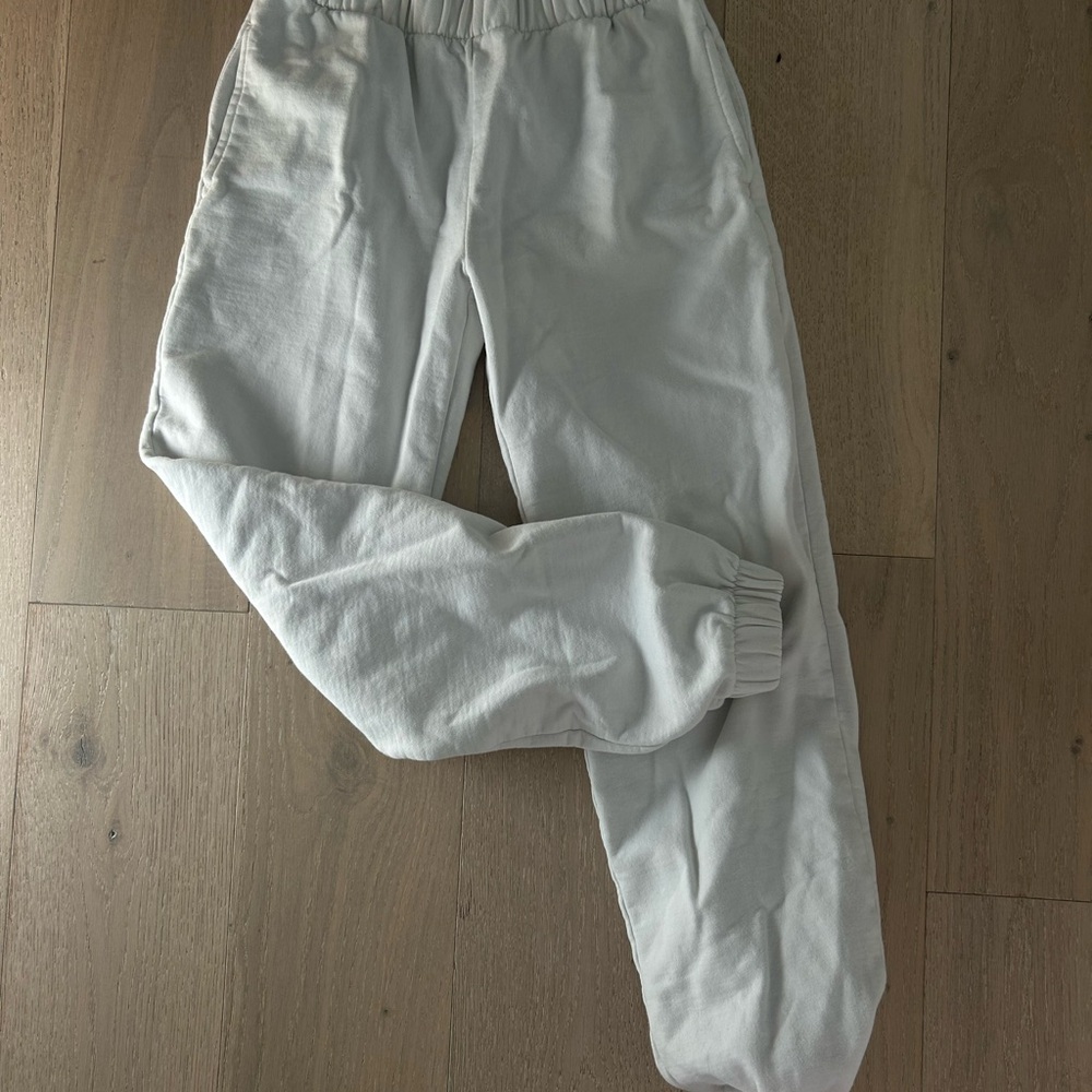 White Brandy Melville John Galt Sweat pants